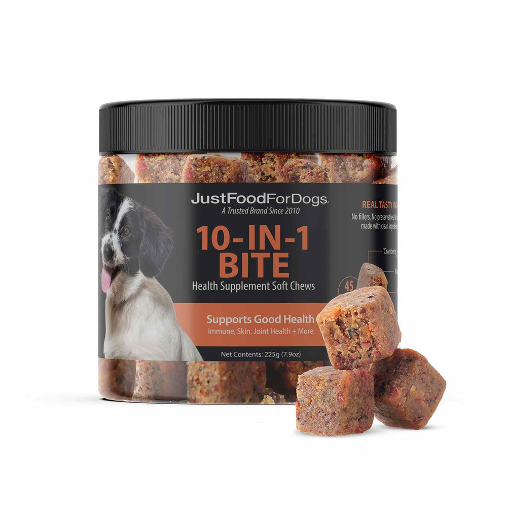 JustFoodForDogs Hip y Joint: golosinas para articulaciones y movilidad del perro