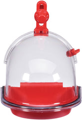 JW Insight Bird Bath: tapa transparente para observar el baño del ave