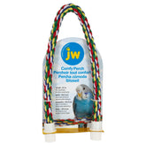 JW Pet Comfy Perch cuerda multicolor 21 pulgadas estimula juego y agarre suave para aves