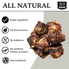 Ingrediente único de K9 Connoisseur sin conservantes, opción simple.