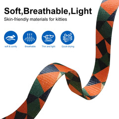 Kaazylab arnés gato ergonómico para un ajuste cómodo durante caminatas.