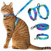 Kaazylab correa gato hoja tropical: ideal para paseos visibles y fotos con estilo.