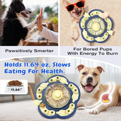 KADTC Tazón de alimentación lento para perros, convierte la comida en juego.