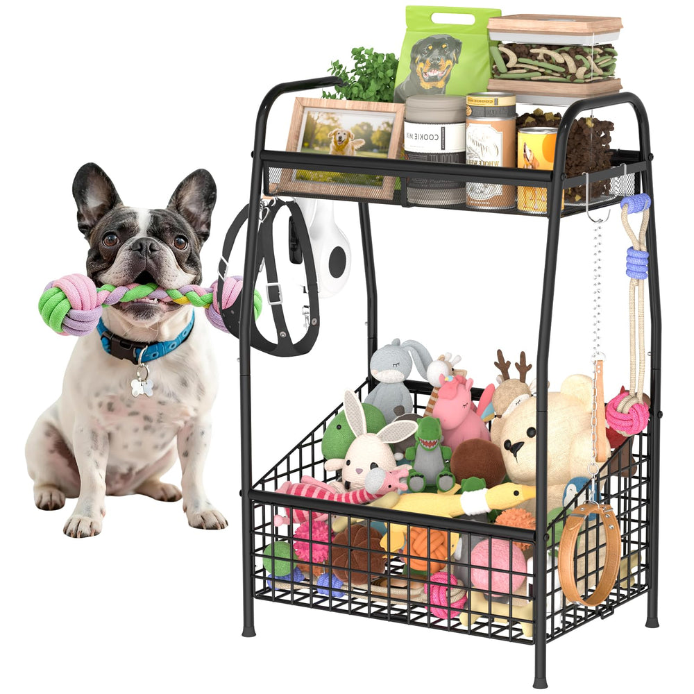 Kaiferty cesto indestructible para perros mantiene los juguetes al alcance y ordenados.