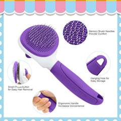 KALAMANDA peine-metal-dientes-finos ideal para pelos cortos y largos sin enredos.
