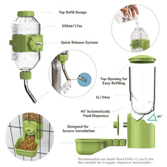 Kassiva botella-agua-automatico para mascotas pequeñas, garantiza hidratación continua.