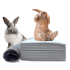 Kathson tapetes higiénicos para conejos, 13x17, 100 piezas, ideal para entrenamiento.