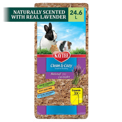 Kaytee Clean y Cozy hecha con materiales naturales para un hábitat seguro y cómodo.