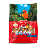 Kaytee Fiesta para Conuro: bolsa muestra mezcla variada para alimentación estimulante.