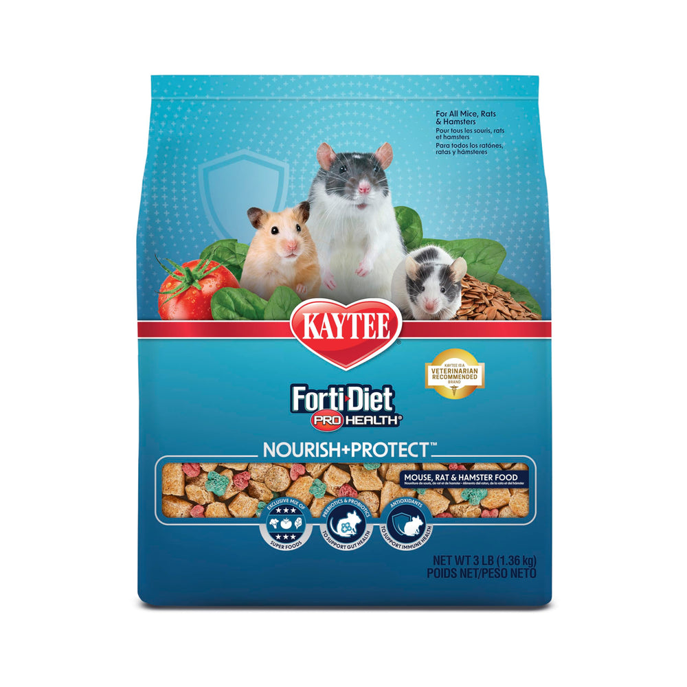 Kaytee Forti-Diet Pro Health: pellets nutritivos para roedores, dieta equilibrada.