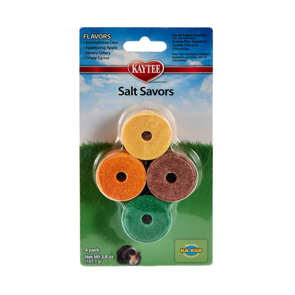 Kaytee Mini Sabores Salados con sabor maíz, snack nutritivo para conejos y hámsters.