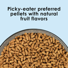 Kaytee Nutri Soft granulos-fruta para cacatúas, sabor natural y nutrientes para plumaje.