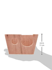 Kaytee Refugio Bosque Pequeño, construcción en madera sin tratamiento para roedores