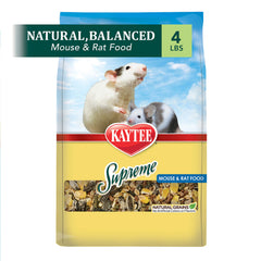 Kaytee Supreme mezcla natural de semillas y granos para una dieta variada y atractiva.