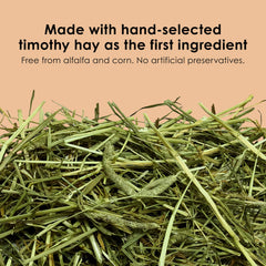 Heno de Timoteo de Kaytee, ingrediente principal para una dieta balanceada.