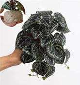 KERUIDENG plantas para reptiles con base estable para refugio seguro en terrario.