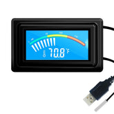 Termómetro digital KETOTEK con sonda para acuario, lectura rápida y precisa.