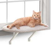 K&H Kitty Sill, cama de ventana suave para gatos, ideal para observar el exterior.