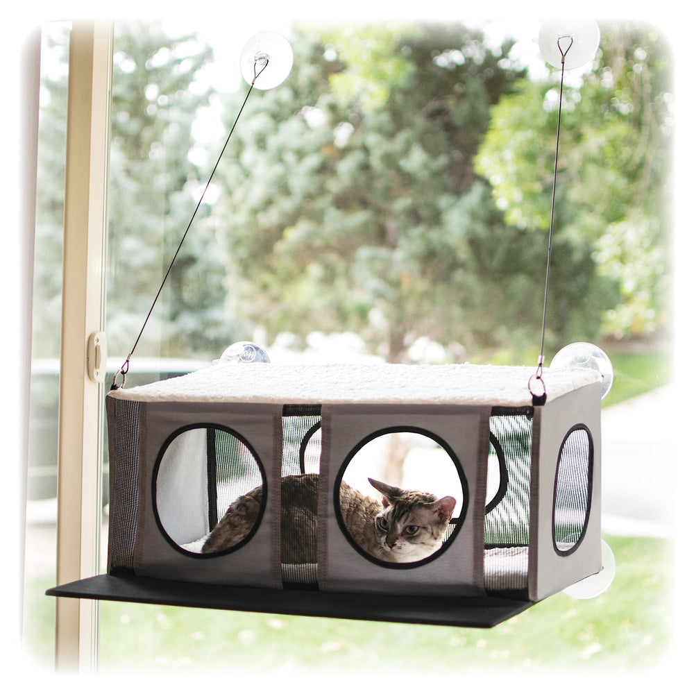 K&H EZ Mount Penthouse, vista frontal de la ventana para observar el exterior con seguridad