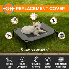 Cama para perro interior y exterior con malla de aire