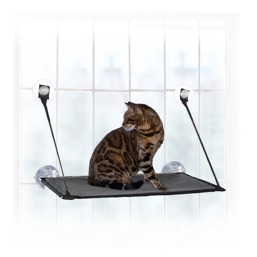 K&H Pet Products EZ Mount Cat Window Perch: montaje sencillo y vista para gato