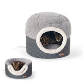 K&H Thermo-Pet Nest cama caliente para gatos grandes ofrece confort y privacidad
