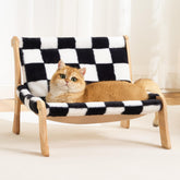 Sofá para gatos Kicari, frente, descanso estable para felinos.
