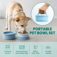 KindTail base antideslizante para cuenco de agua, reducción de derrames.