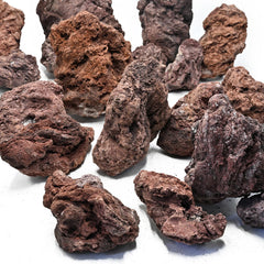 KINGRUI lava roja para acuario, efecto natural que realza plantas y maderas.