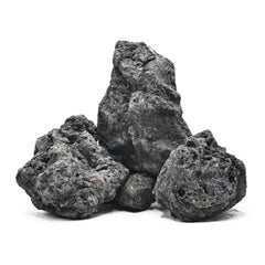 KINGRUI roca lava negra para acuario, ideal para cavidades y paisajismo natural.