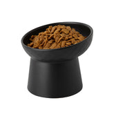 KITCHENLESTAR bol chat céramique inclinée 15° pour alimentation centrée.