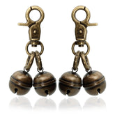 KITTAIL campanas de cobre para entrenamiento canino, señal audible para salir al exterior.