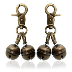 KITTAIL campanas de cobre para entrenamiento canino, señal audible para salir al exterior.