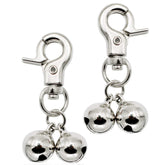 Campanas KITTAIL para collar, par de acero inoxidable, localiza a tu mascota durante paseos.