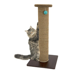 Kitty City poste sisal alto 32 pulgadas para estirar y proteger muebles.