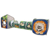 Kitty City Safari: cubo León, juego interactivo para estimular exploración en interiores.