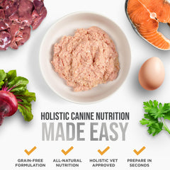 Know Better Premix mezcla cruda para perros, ideal para preparar comidas balanceadas.