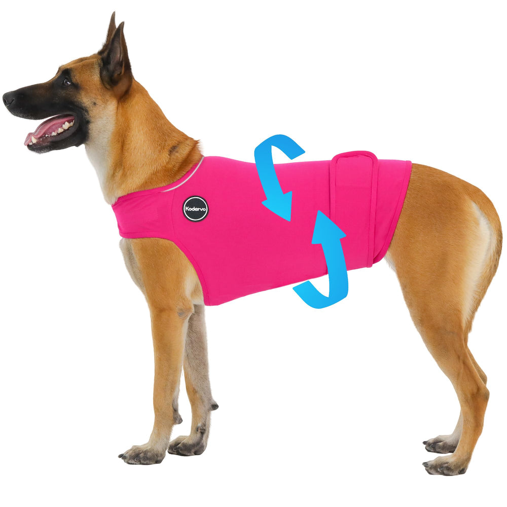 Chaleco Kodervo para perros ansiosos con diseño patentado que aporta calma ante tormentas