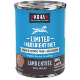 koha cordero en lata entrada 13oz: alimento húmedo sabroso para perros con estómago sensible