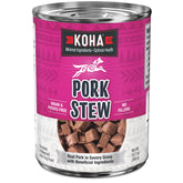 KOHA estofado de cerdo con mínimo ingrediente, ideal para digestión suave.