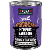 KOHA Memphis BBQ Stew en lata de 12,7 oz, lista para servir con alta proteína.