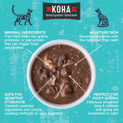 KOHA Poké Bowl sabores atún-calabaza: alternativa sabrosa para gatos exigentes.