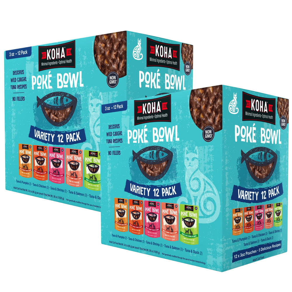 KOHA Poké Bowl sabores atún-salmón: platillo húmedo que estimula el apetito.