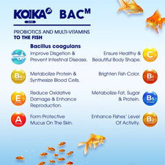 KOIKA BACM aroma natural que atrae el apetito de los peces