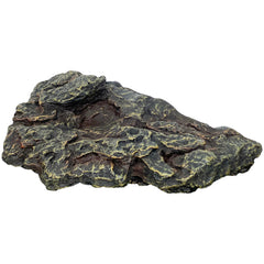 Repisa magnética Komodo estándar marrón montada en terrario para reptiles arbóreos.
