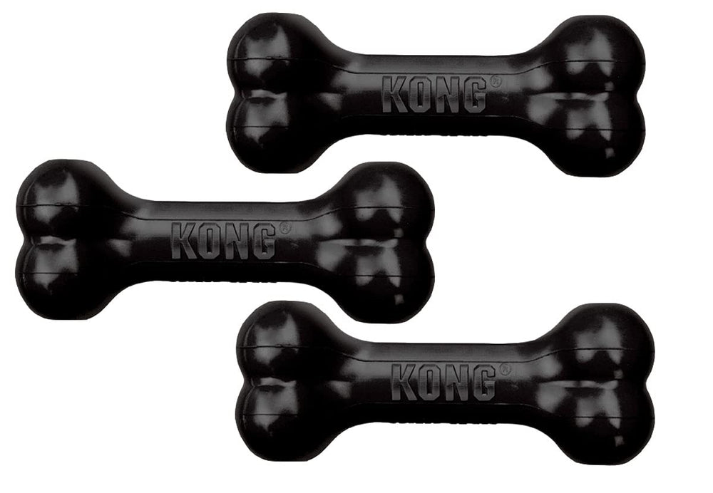 KONG Extreme Goodie Bone para perros medianos, hueso resistente para masticación diaria