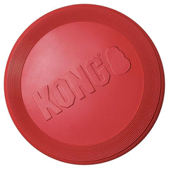 KONG disco de goma grande, borde y superficie de goma para juego seguro.