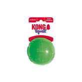 KONG Squeezz bola XL para perro, ideal para juegos de búsqueda y recuperación.