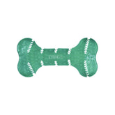 KONG Squeezz Dental Bone con protuberancias texturizadas para masticar con suavidad.