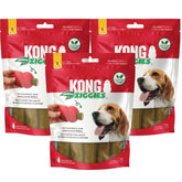 KONG Stuff'n Ziggies para perros adultos pequeños, textura masticable duradera para horas de juego